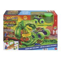 Automobilių trasa Mattel Hot Wheels Monster Trucks Mutant Chaos Loop JMK91, žalia sp./oranžinė sp.
