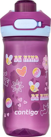 Bērnu pudelīte Contigo Jessie Grape Retro, 420 ml, 3. g., polipropilēns (pp), violeta krās.
