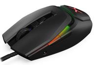 Laidinė žaidimų pelė Krux Bot RGB, usb / ps/2 laidas, juoda sp.