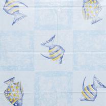 Dušas aizkars Gedy Oceanica 07118022130, zila krās./balta krās./dzeltena krās., 200 cm x 180 cm