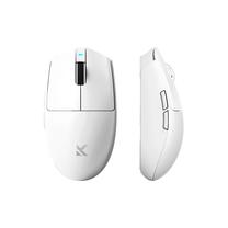 Bezvadu spēļu pele Mchose G3 V2 Wireless MC-G3V2-4, 2.4 ghz / bluetooth / usb, balta krās.