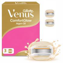 Сменные картриджи для бритв Gillette Venus ComfortGlow Argan Oil, 3 шт.