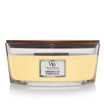 Žvakė, aromatinė WoodWick Lemongrass & Lily, 40 h, 453.6 g, ruda sp.