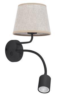 Valgusti seinale TK Lighting Maja, E27 / GU10, 2, pruun v. / must v.