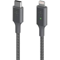 Кабель Belkin USB Type-C, Apple Lightning, 1.2 м, серый цв.