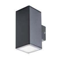 Āra sienas lampa Kanlux, 10W, LED, IP44, antracīta krās., 10.2 cm x 16 cm