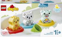 Konstruktors LEGO® DUPLO® My First Jautram vannošanās laikam: peldošs dzīvnieku vilciens 10965, 14 gab.