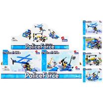 Konstruktorius AlleBlox Police Force PL57-478225, (spalva/dizainas parenkami atsitiktine tvarka)