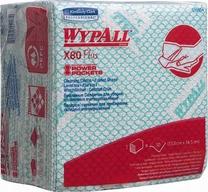 Lupatiņa, universāli Wypall X80 Plus 19154, balta krās./zaļa krās., celuloze/sintētiskās šķiedras, 30 gab.