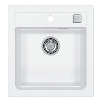Кухонная мойка Alveus Atrox 20, гранит, 50 см x 47 см x 19.5 см, белый цв.