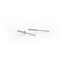 Alumīnija kniedes ar pusapaļu galvu Haushalt, 3.2 mm x 6 mm, 50 gab.