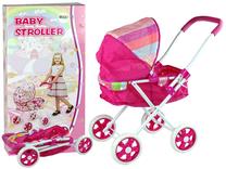 Lėlių vežimėlis Lean Toys 9420, rožinė sp.