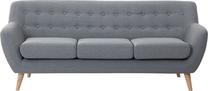Sofa Beliani Motala, smėlio sp., 182 x 83 cm x 76 cm