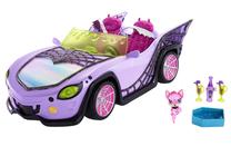 Автомобиль для куклы Mattel Monster High Ghoul Mobile, фиолетовый цв.