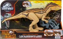 Rotaļlietu figūriņa Mattel Jurassic World Mega Destroyer Dinosaur Carcharodontosaurus HBX39, brūna krās.