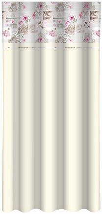 Nakts aizkari ZMH-443, krēmkrāsa/rozā krās./bēša krās., 160 cm x 270 cm