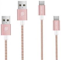 Laidas Dux Ducis, USB Type C/USB, rožinė sp.