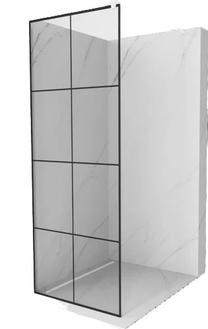 Dušas siena Mexen Kioto Walk-In, 70 cm x 200 cm, balta krās./rūdītais