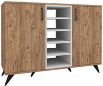 Консольный стол Kalune Design Olinas, коричневый цв./белый цв., 45 см x 120 см x 87.6 см