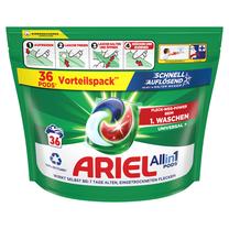 Skalbimo kapsulės Ariel Universal+, 34025090, 36 vnt.