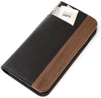 Telefona vāciņš Woodcessories, brūna krās./melna krās., Apple