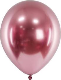 Balonu komplekti ovāls PartyDeco Glossy, zeltrozā krās., 10 gab.