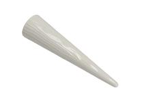 Dekoratyvinė vaza Lou Cone, 30 cm, balta sp.
