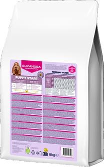 Sausā suņu barība Eukanuba All Puppy Start Chicken, vistas gaļa, 8 kg