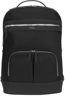 Portatīvā datora mugursoma Targus Newport, melna krās./oranža krās., 15 l, 15"