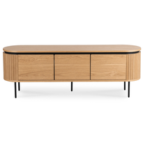 Televizoriaus spintelė Beck, rudas, 40 cm x 160 cm x 55 cm