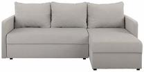 Kampinė sofa - lova Imros, taupe sp., 143 x 218 cm x 93 cm