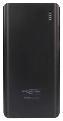 Lādētājs-akumulators (Power bank) Ansmann, 20000 mAh, melna krās.