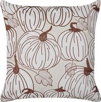 Декоративная подушка Beliani Gourd, коричневый цв./бежевый цв., 45 см x 45 см