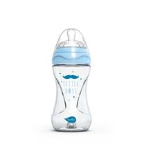 Bērnu pudelīte Nuvita Little Boss, 240 ml, 2 mēn., zila krās.