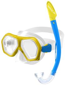 Peldēšanas komplekts Speedo Junior Mask & Snorkel, zila krās./dzeltena krās.