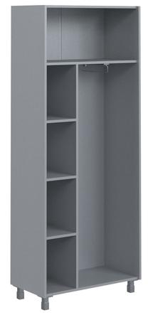 Biuro spinta Skyland Offix New OCW 87, pilka sp., 214.7 cm x 45 cm x 87.4 cm