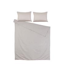 Patalynės užvalkalų komplektas Domoletti Cotton Sateen, pilka sp., 50 x 70 cm, 160 x 200 cm