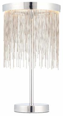 Galda stāvlampas Endon Zelma, LED, 9W, sudraba krās./hroma krās.