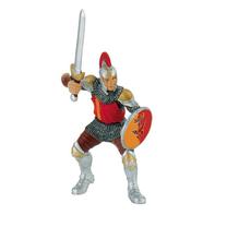 Žaislinė figūrėlė Knight With Sword Red, 3.2 cm, raudona sp.