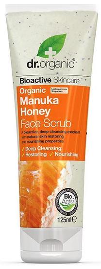 Sejas skrubis Dr. Organic Manuka Honey, 125 ml