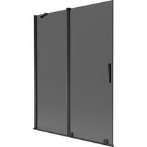 Vannas siena Mexen Velar, 130 cm x 150 cm, melna krās./grafīta krās./rūdītais