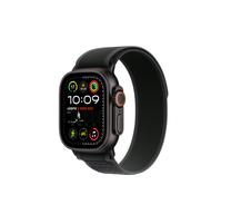 Viedais pulkstenis Apple Watch Ultra 2 GPS + Cellular 49mm Black Trail Loop M/L LT, melna titāna krās.