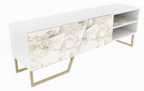 ТВ стол Kalune Design Denasse, белый цв., 150 см x 35 см x 50.5 см