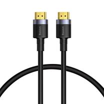 Кабель Baseus HDMI 4K HD 2.0 CADKLF-E01 HDMI 2.0, HDMI 2.0, 1 м, черный цв./серый цв.