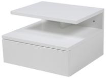 Naktinis staliukas Home4you Ashlan AC50671, baltas, 35 cm x 32 cm x 22.5 cm