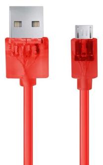 Laidas Esperanza USB 2.0 B male, Micro USB A male, 1.5 m, raudona sp.