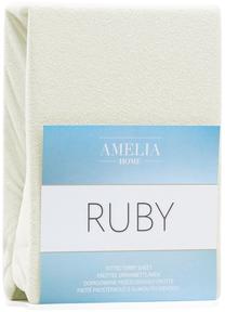 Paklodė AmeliaHome Ruby, smėlio sp., 200 x 200 cm, su guma