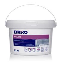 Špaktele Briko Structura, rupjgraudu, balta krās., 15 kg