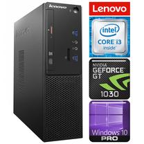 Stacionarus kompiuteris Lenovo, atnaujintas Intel® Core™ i3-6100, 1240 GB, DDR4 16 GB, SSD+HDD 240 GB 1 TB, Nvidia GeForce GT1030 2 GB, Windows 10 Pro RM32988