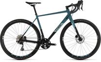 Velosipēds šosejas Cube, 28 ", 22" rāmis, zila krās./melna krās./pelēka krās.